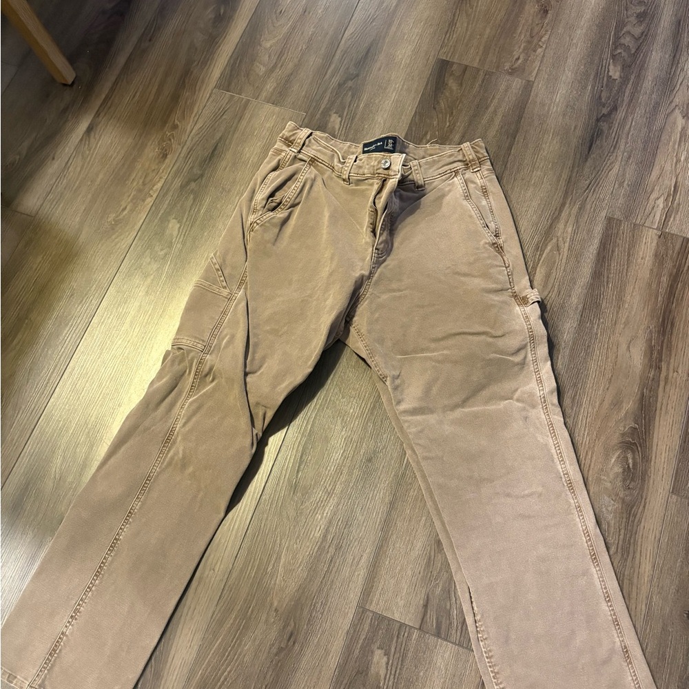 Abercrombie & Fitch Men's Brown Cargo Pants